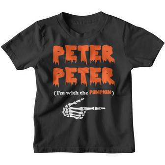 Peter Peter Im With The Pumpkin Halloween Costume Youth T-shirt - Thegiftio UK