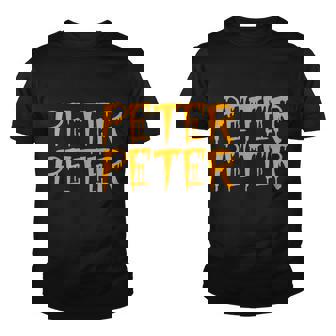 Peter Peter Pumpkin Eater Couples Halloween Costume Tshirt Youth T-shirt - Monsterry