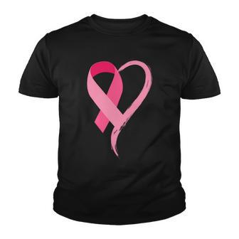 Pink Ribbon Of Love Breast Cancer Awareness Tshirt Youth T-shirt - Monsterry UK
