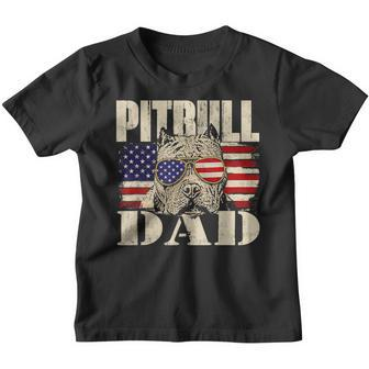 Pitbull Dad - Dog Lover Pibble Pittie Pit Bull Terrier Youth T-shirt - Thegiftio UK