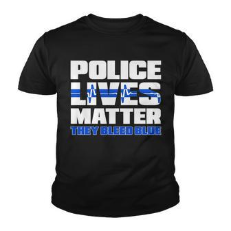 Police Lives Matter V2 Youth T-shirt - Monsterry DE