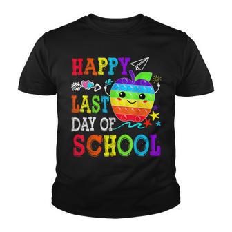 Pop It Happy Last Day Of School For Teachers Students Youth T-shirt - Thegiftio UK