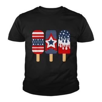 Popsicle Red White Blue American Graphic Plus Size Shirt For Men Women Family Youth T-shirt - Monsterry