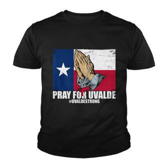 Pray For Uvalde Texas Strong Youth T-shirt - Thegiftio UK