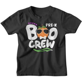 Pre-K Boo Crew Funny Halloween Costume Pre-K Boys Girls Kids Youth T-shirt - Thegiftio UK