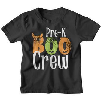 Pre-K Boo Crew Funny Halloween Costume Pre-K Boys Girls Kids Youth T-shirt - Thegiftio UK