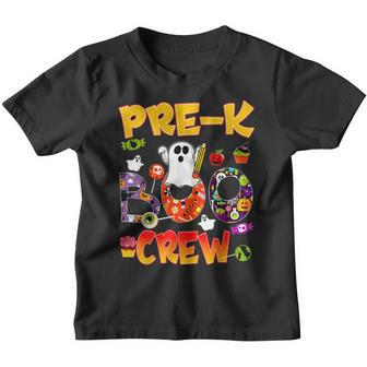 Pre-K Boo Crew Vintage Halloween Costumes For Pre-K Teachers Youth T-shirt - Thegiftio UK