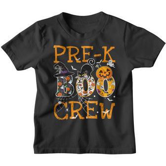 Pre-K Boo Crew Vintage Halloween Costumes For Pre-K Teachers Youth T-shirt - Thegiftio UK