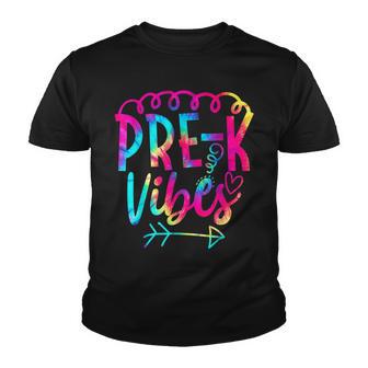 Pre-K Vibes Back To School Tie Dye Teacher Student Youth T-shirt - Thegiftio UK
