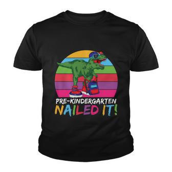 Prek Nailed It T_Rex Back To School Youth T-shirt - Monsterry UK