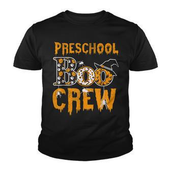 Preschool Teacher Boo Crew Halloween Preschool Teacher Youth T-shirt - Seseable