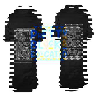 Pretty Black And Educated Sigma Gamma Rho Hand Sign Tshirt Youth T-shirt - Monsterry