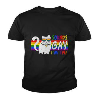 Pride Month Cat Sounds Gay I Am In Lgbt Youth T-shirt - Monsterry DE
