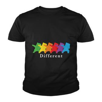 Pride Month Dare To Be Different Rainbow Lgbt Youth T-shirt - Monsterry DE