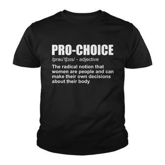 Pro Choice Definition V2 Youth T-shirt - Monsterry AU