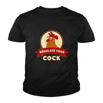 Pro Choice Regulate Your Cock Womens Rights Youth T-shirt - Monsterry