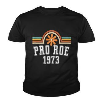Pro Roe 1973 Rainbow Womens Rights Youth T-shirt - Monsterry