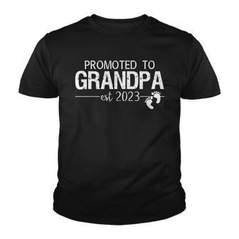 Promoted To Grandpa Youth T-shirt - Monsterry UK