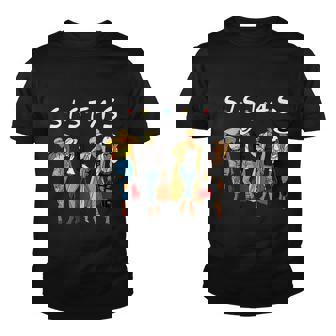 Proud Black Sistas Queen Melanin Afro African American Women Youth T-shirt - Monsterry