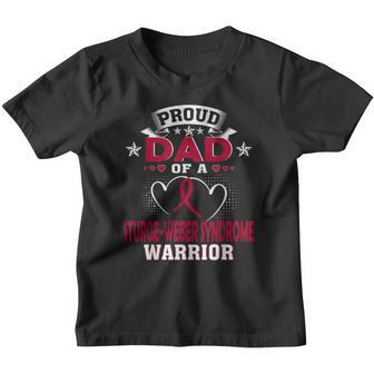 Proud Dad Of A Sturge-Weber Syndrome Warrior Youth T-shirt - Thegiftio UK