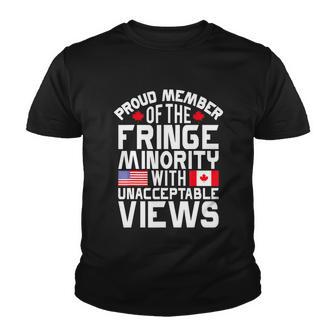 Proud Fringe Minority Member With Unacceptable Views Youth T-shirt - Monsterry DE