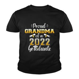 Proud Grandma Of A Class Of 2022 Graduate Senior Graduation Youth T-shirt - Monsterry UK