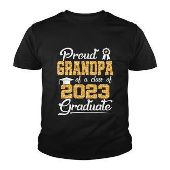 Proud Grandpa Of A Class Of 2023 Graduate Senior Graduation Funny Gift Youth T-shirt - Thegiftio UK