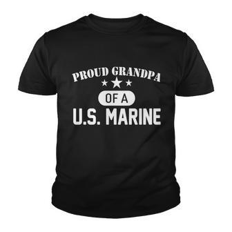 Proud Grandpa Of A US Marine Youth T-shirt - Monsterry UK