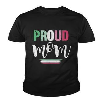 Proud Mom Abrosexual Flag Lgbtq Mothers Day Abrosexual Gift Youth T-shirt - Monsterry DE