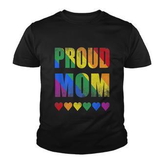 Proud Mom Gay Lesbian Lgbtq Pride Rainbow Mothers Day Gift Youth T-shirt - Monsterry UK