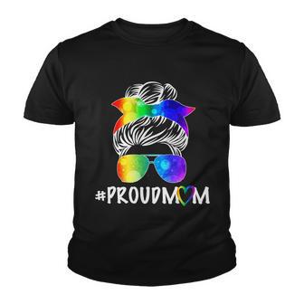 Proud Mom Lgbt Rainbow Pride Tshirt Youth T-shirt - Monsterry DE