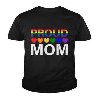 Proud Mom Mothers Day Gift Lgbtq Rainbow Flag Gay Pride Lgbt Gift Youth T-shirt - Monsterry AU