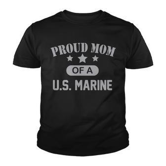 Proud Mom Of A Us Marine Tshirt Youth T-shirt - Monsterry UK