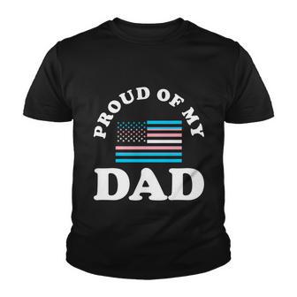 Proud Of My Dad Lgbt Pride Month Csd Gift Youth T-shirt - Monsterry