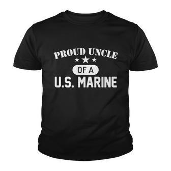 Proud Uncle Of A Us Marine Tshirt Youth T-shirt - Monsterry DE