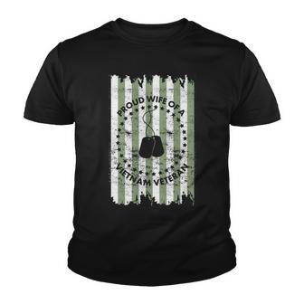 Proud Wife Of A Vietnam Veteran V2 Youth T-shirt - Monsterry UK