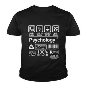 Psychology 100 Certified Youth T-shirt - Thegiftio UK