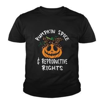 Pumpkin Spice And Reproductive Rights Gift V7 Youth T-shirt - Monsterry DE