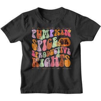 Pumpkin Spice And Reproductive Rights Halloween Costume Gift Youth T-shirt - Thegiftio UK