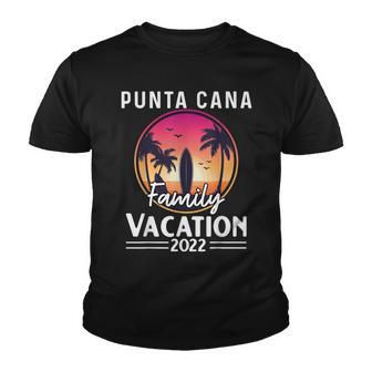 Punta Cana Family Vacation 2022 Matching Dominican Republic V7 Youth T-shirt - Thegiftio UK