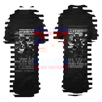 Put It Back The Way You Found It Funny Trump Slap Anti Biden Youth T-shirt - Monsterry