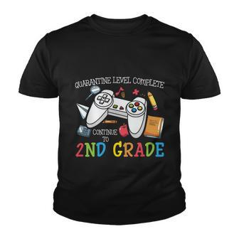 Quarantine Level Complete 2Nd Grade Back To School Youth T-shirt - Monsterry AU