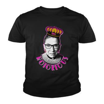 Queen Notorious Rbg Ruth Bader Ginsburg Tribute Youth T-shirt - Monsterry AU