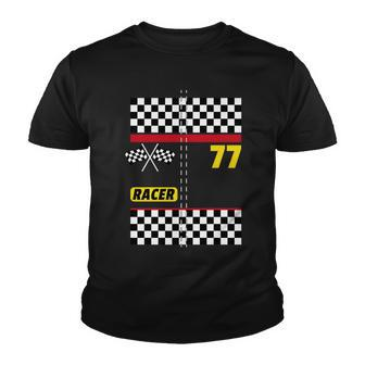 Race Car Driver Costume For Halloween Tshirt Youth T-shirt - Monsterry AU