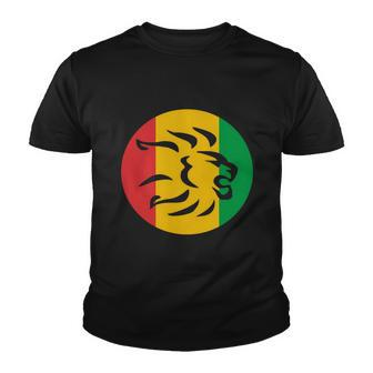 Rasta Lion Head Reggae Dub Step Music Dance Tshirt Youth T-shirt - Monsterry