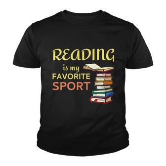 Reading Is My Favorite Sport A Cute And Funny Gift For Bookworm Book Lovers Book Youth T-shirt - Monsterry UK