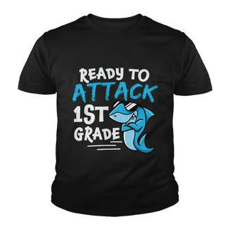 Ready To Attack 1St Grade Back To School First Day Of School Youth T-shirt - Monsterry