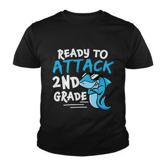 Ready To Attack 2Nd Grade Back To School First Day Of School Youth T-shirt - Monsterry DE