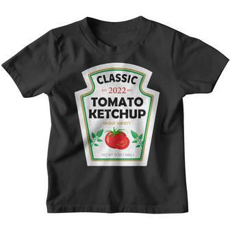 Red Ketchup Diy Costume Matching Couples Groups Halloween V3 Youth T-shirt - Thegiftio UK