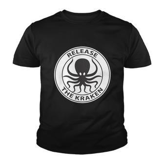 Release The Kraken Youth T-shirt - Monsterry UK